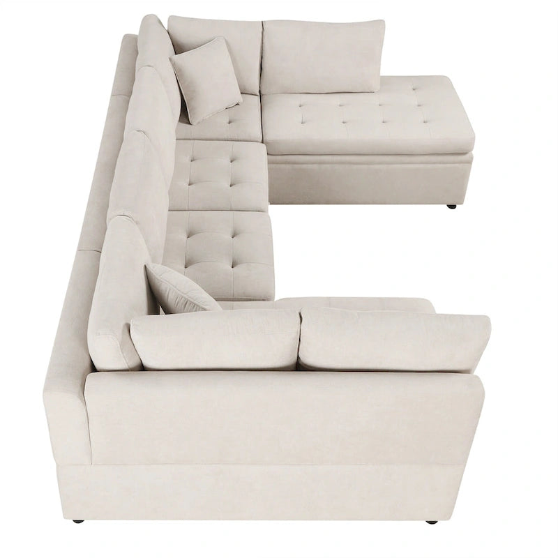Power Recliner Corner Sofa Reclining Sofa Sectional Couches with Cup Holders, USB Ports and Power Socket for Living Room