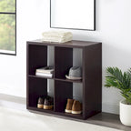 Four Cube Storage Cabinet - 30 - Espresso Brown