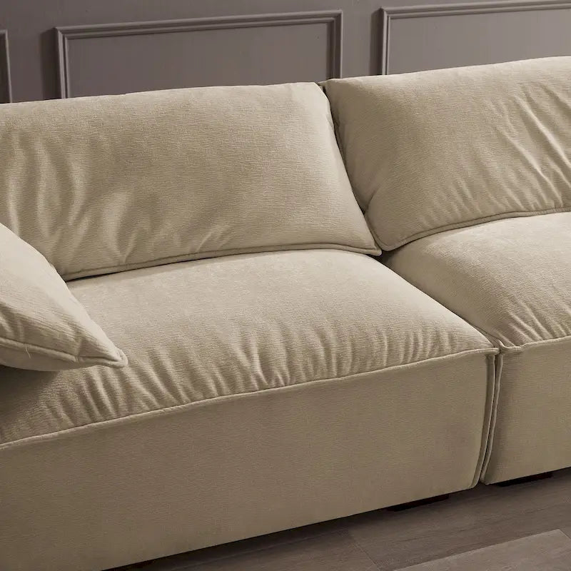 88.6 inch Modern Sofa, Leisure Couch For Gaming Room Living Room - 75' x 24'