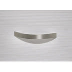 Contemporary Panel Bedroom Set in White Finish with Panel Bed, Dresser, Mirror, 2 Night Stands