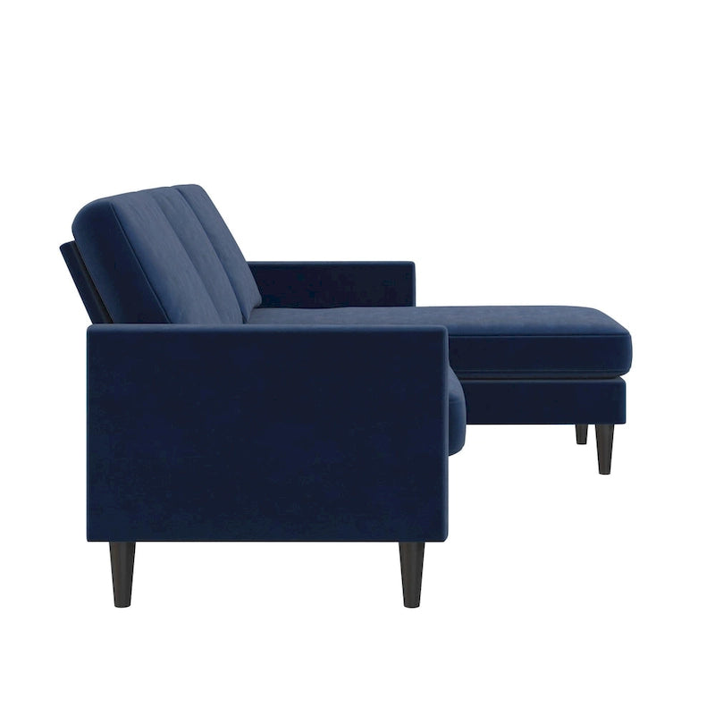 Light Gray Linen Reversible L-Shape Sectional Sofa for 3–4 People