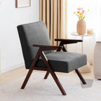 Mid Century Modern Armchair Grey /Blue/ White Upholstered Accent Chair for Living Room, Bedroom