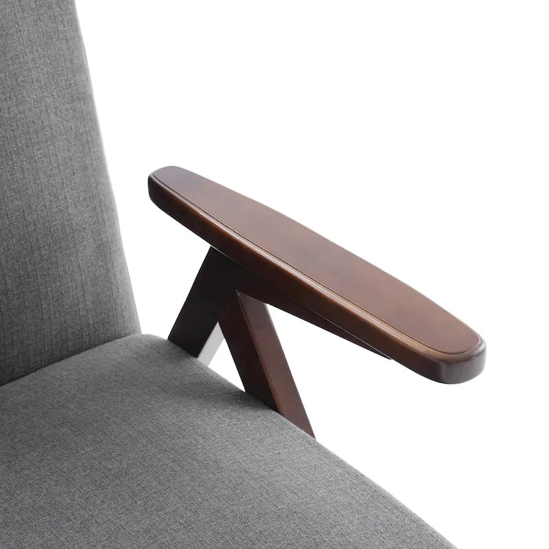 Mid Century Modern Armchair Grey /Blue/ White Upholstered Accent Chair for Living Room, Bedroom