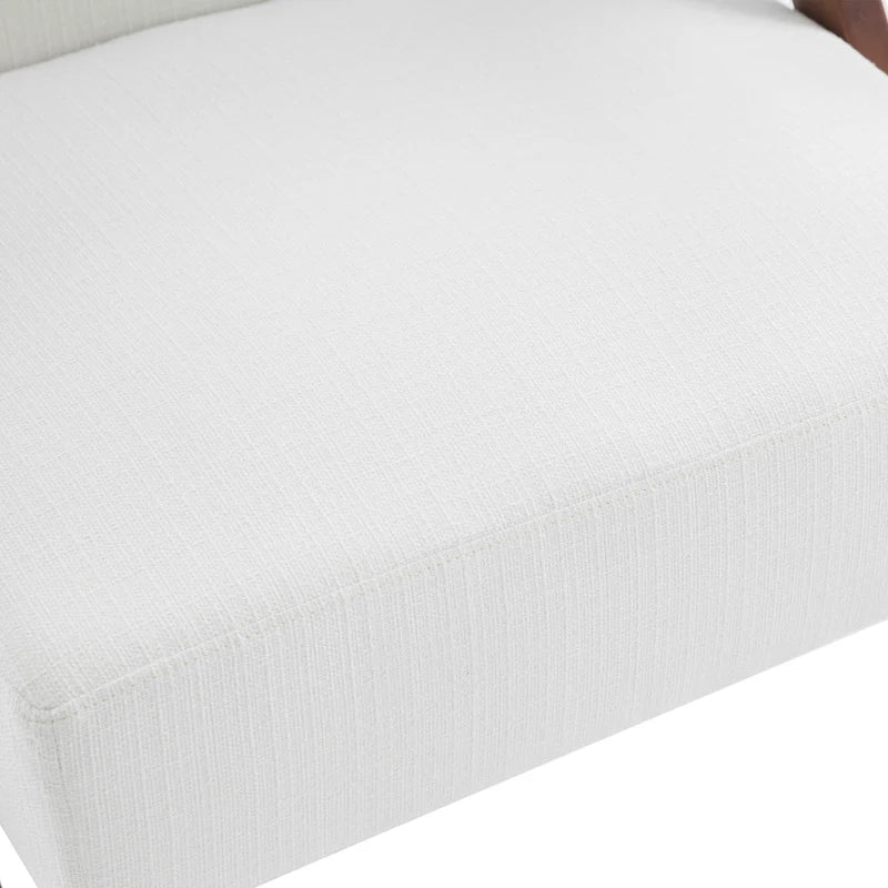 Mid Century Modern Armchair Grey /Blue/ White Upholstered Accent Chair for Living Room, Bedroom