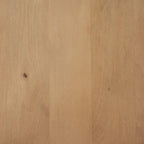 Light Brown Solid Mango Wood Media Console with 2 Drawers