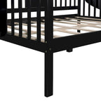 Full Wood Daybed with Small Table & Wood Slat Support, No Box Spring Needed