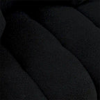 Upholstered Teddy Fabric Sofa with 3 Pillows and Solid Wood Frame