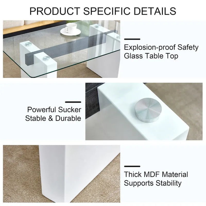 Modern minimalist coffee table