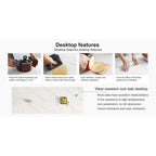 94.48 Modern Extendable Rectangular Sintered Stone Dining Table For 8 person