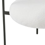 Upholstered Armchair Dining Chairs With Metal Legs for Home, Kitchen, Living Room(Set of 2)