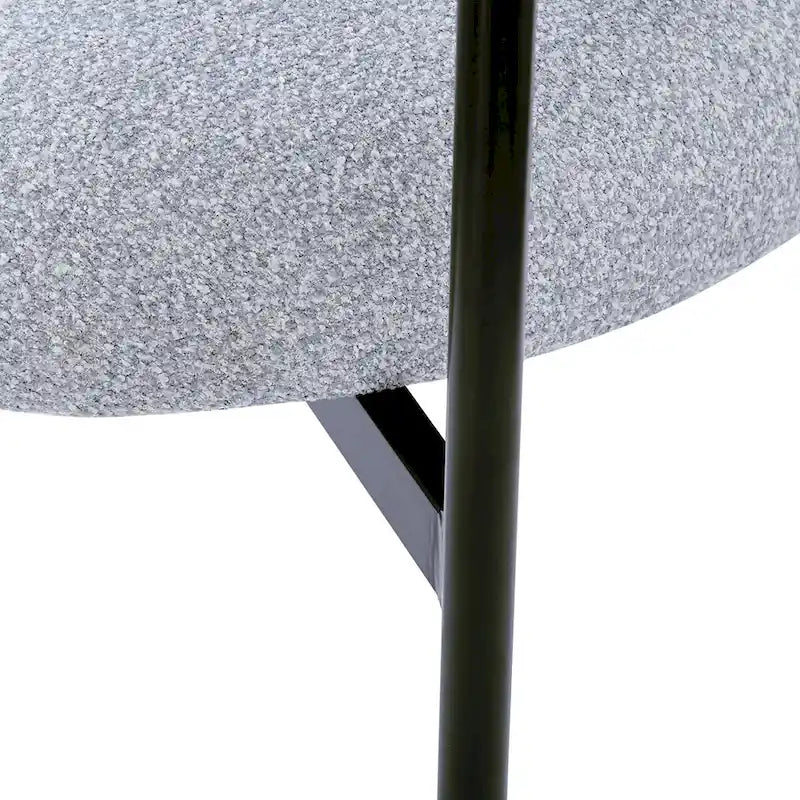 Upholstered Armchair Dining Chairs With Metal Legs for Home, Kitchen, Living Room(Set of 2)