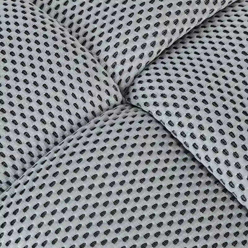 Modern 3D Breathable Fabric Large Ottoman Bench